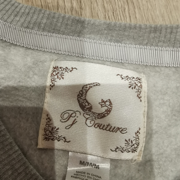 PJ Couture Cool Vibes Santa Fleece Pajamas - Picture 3 of 5